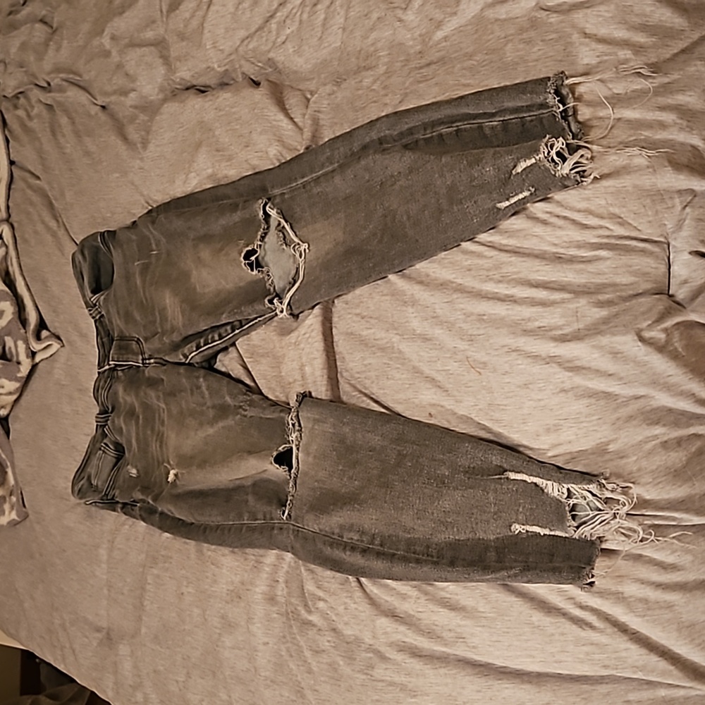 Step hem charcoal KUT jeans